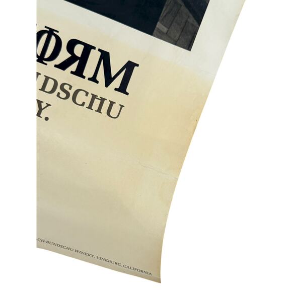 Gundlach Bundschu Wine Advertise Poster Ron Zak Crisis Reform Yugoslavia Vintage - Picture 8 of 9